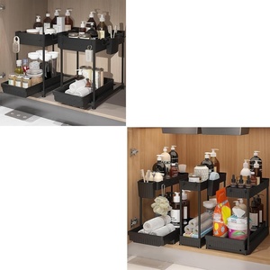 image:imageSevenblue 2 Pack Under Sink Organizer 3 Pack Under Sink Organizers and Storage LShaped